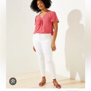 Loft Modern Skinny Pants- MINT LAKE COLOR